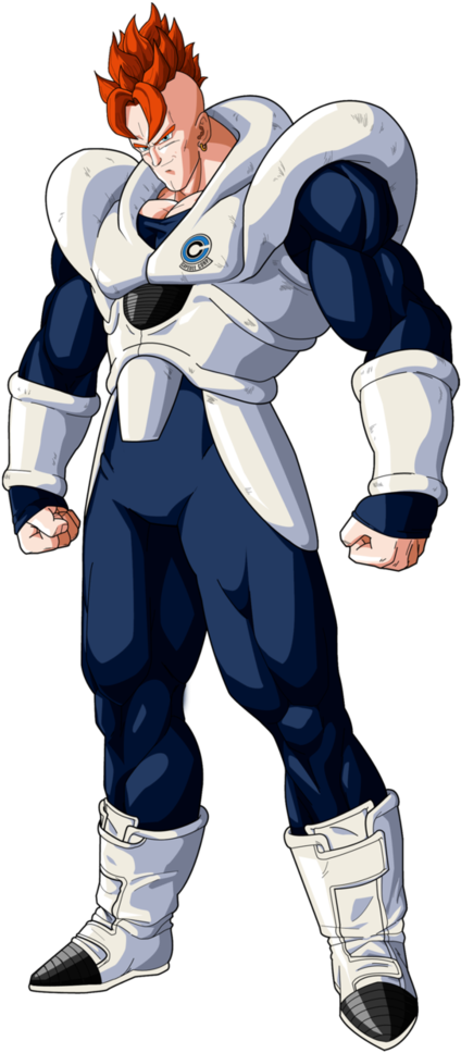 Android 16 - Dragon Ball Fighterz Android 16 Png (800x1000), Png Download