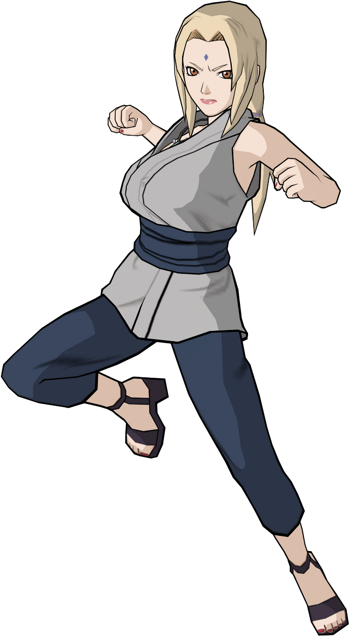Clash Of Ninja/characters/tsunade Strategywiki, The - Tsunade Png (948x1264), Png Download