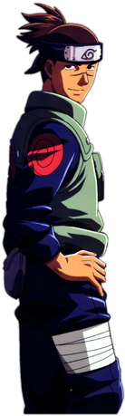 435710-umino Iruka Render 0002 Large 4127 - Iruka Umino (300x489), Png Download