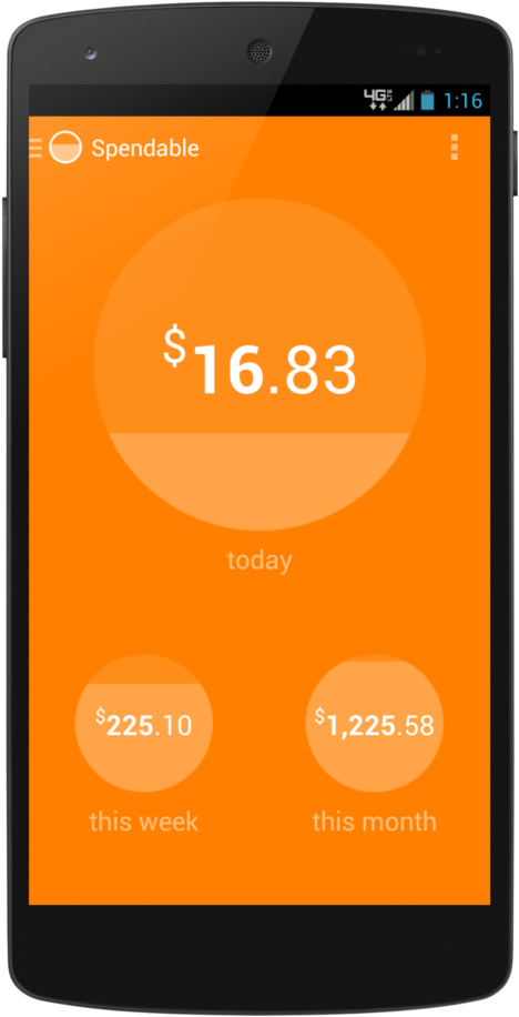 1 Of - Daily Budget Android (651x1100), Png Download