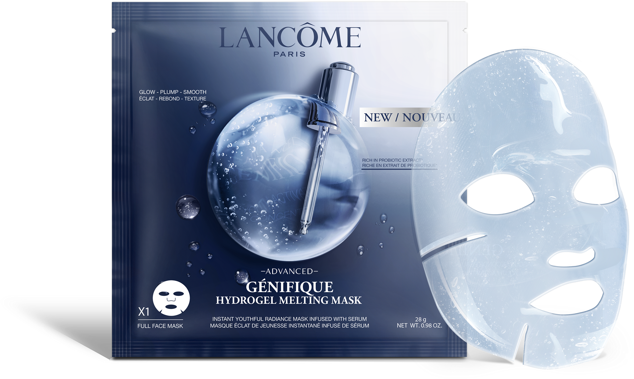 Lancome Genifique Hydrogel Mask (2835x1804), Png Download