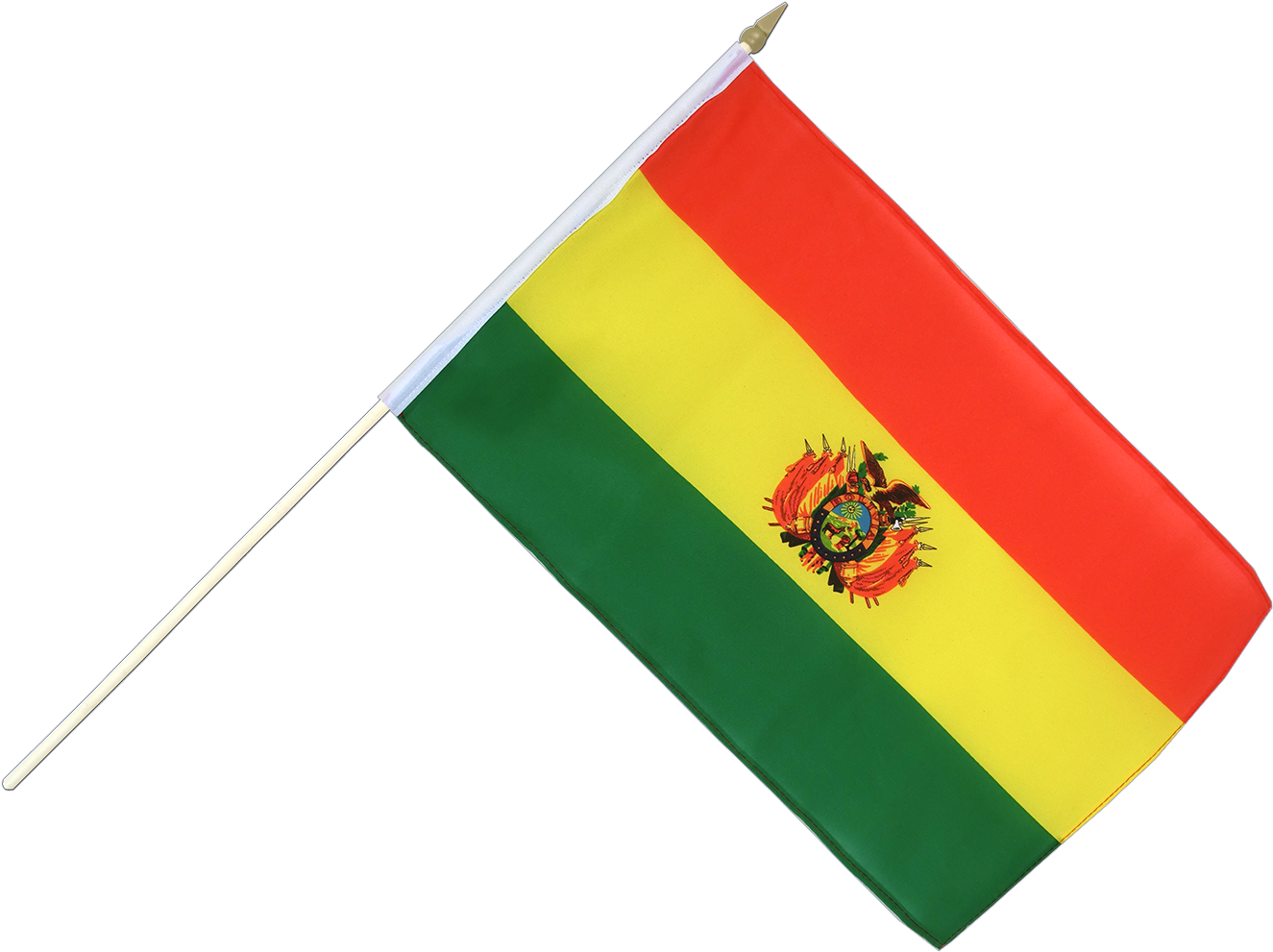 Hand Waving Flag 12x18" - Bolivia Flag - 3x5 Ft (1500x1260), Png Download