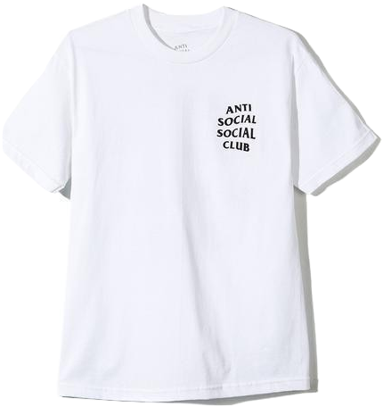 Anti Social Social Club Logo Tee - Anti Social Social Club (471x499), Png Download