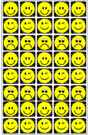 Sobres Carita Feliz - Caritas Felices Para Imprimir (450x450), Png Download