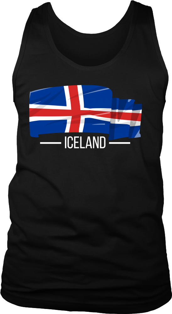 Iceland Pride Patriotic Vintage Flag Tank - Your Girlfriend My Girlfriend Unicorn (1000x1000), Png Download
