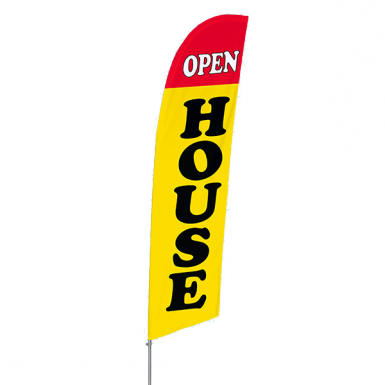 Open House Feather Flags - Open House Flags (385x385), Png Download