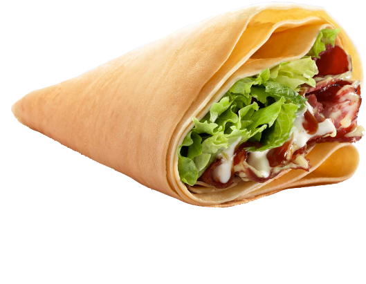 Smoked Beef & Cheese - Savoury Crepe Png (600x600), Png Download