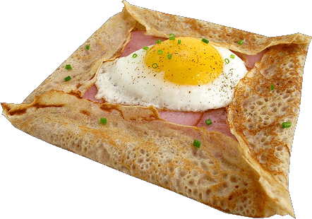 Savoury Crepe (442x310), Png Download