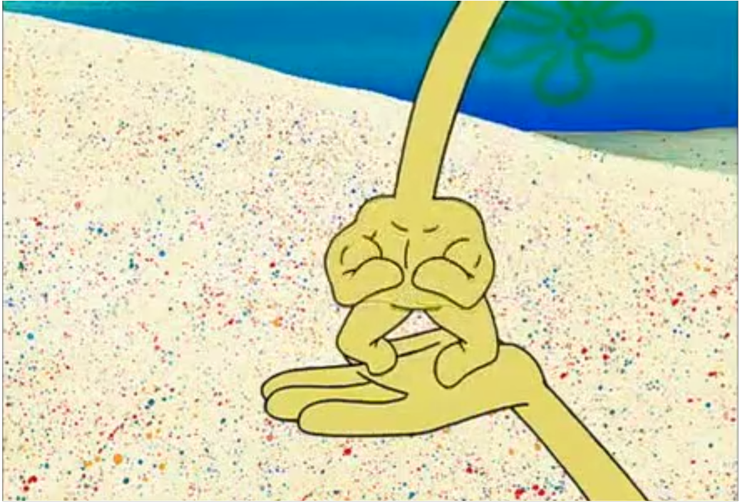 "todo Está En La Fuerza De Los Dedos Y Si Hay Algo - Spongebob The Strong (1200x750), Png Download