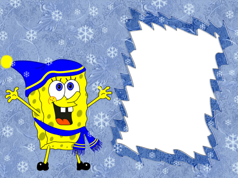 Marco Para Foto Bob Esponja - Picture Frame (800x600), Png Download