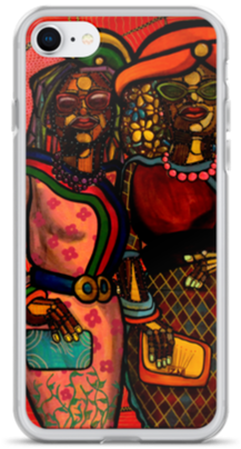 I Phone Case Featuring The Art Of Zsuayka Nzinga - Mobile Phone Case (498x498), Png Download