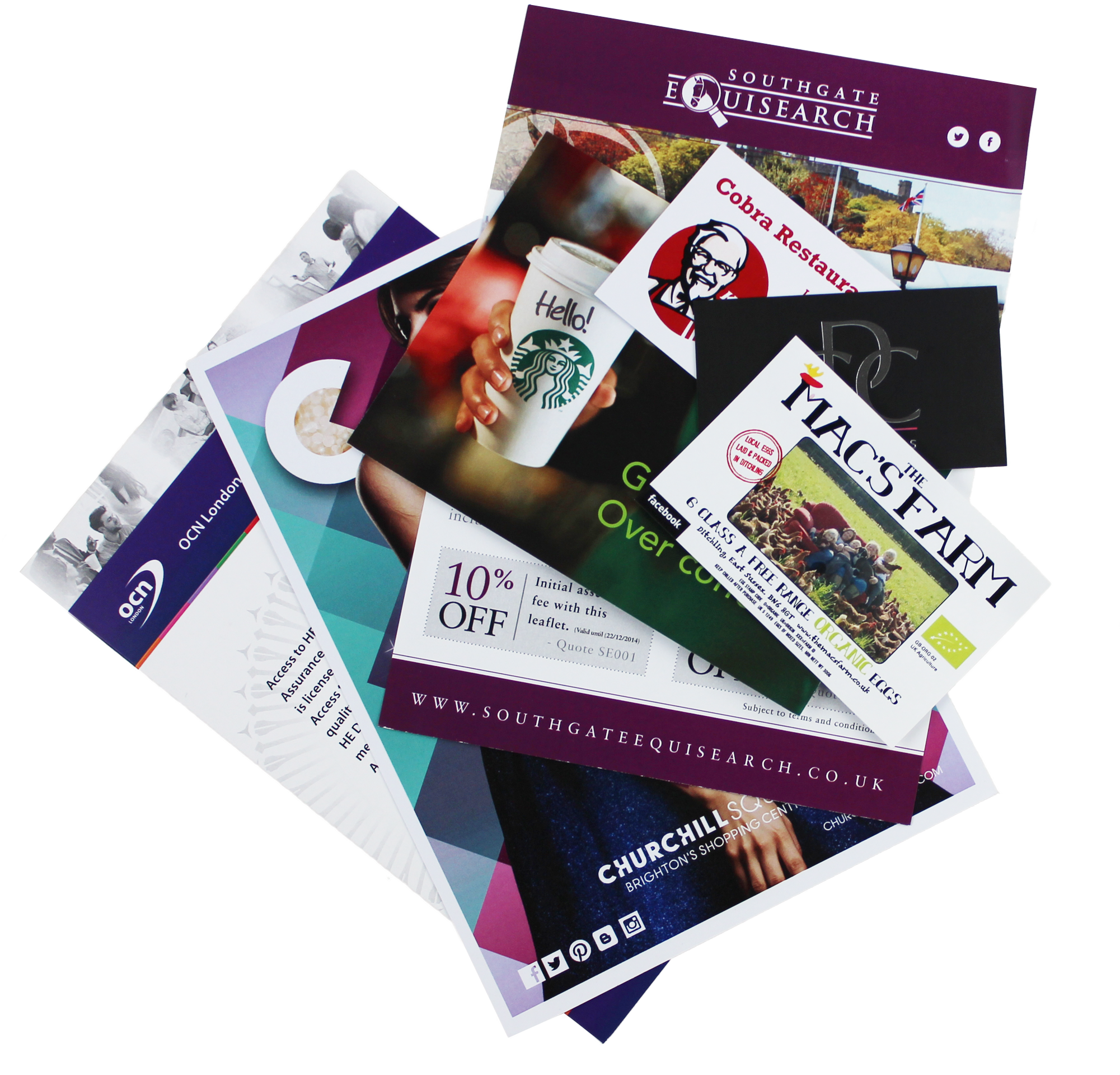 Business Card Sample Pack Uk Samplepack Png - Pack Of Flyers Png (2000x1992), Png Download