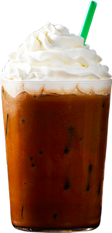 Rich And Chocolatey, Our Iced Mocha Brings Together - Espresso Con Panna (266x500), Png Download