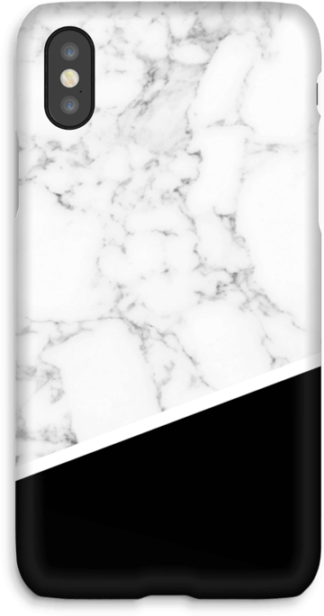 Black And White Case Iphone X - Black Phone Case Design Png (499x800), Png Download