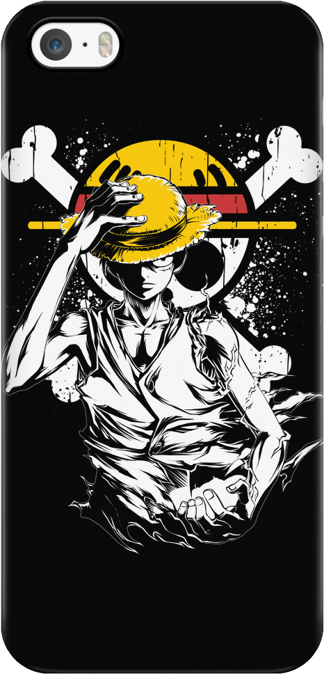 Straw Hat Pirate Luffy - Luffy Phone Case (1024x1024), Png Download