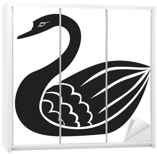 Silueta De Cisne (400x400), Png Download
