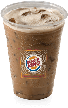 Ice Coffee - Burger King (500x540), Png Download