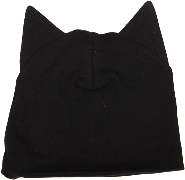 Mini Rodini Cat Ear Beanie - Leather (960x720), Png Download