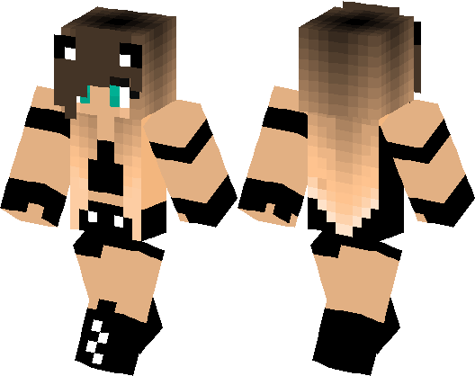 Transparent Minecraft Cat Girl (528x418), Png Download