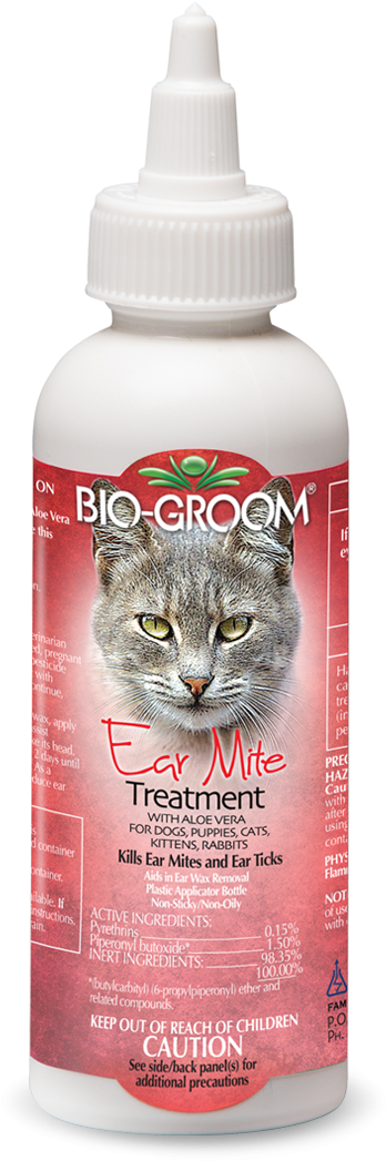 4 Oz - Sku - - Bio-groom Ear Mite Treatment 4 Oz (700x1080), Png Download