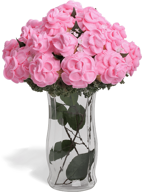 Pushing Petunias - Flower Bouquet (638x800), Png Download