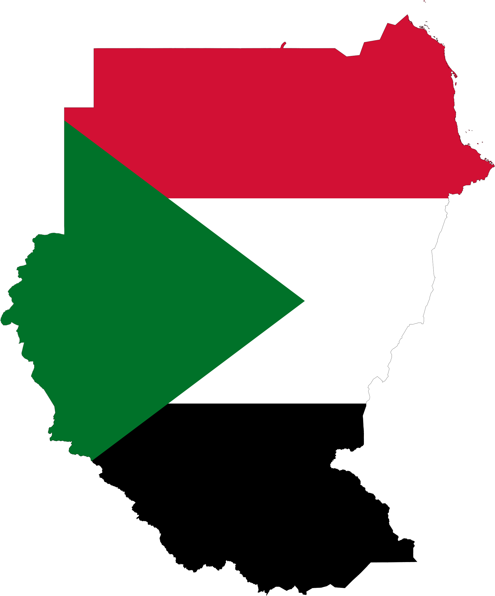 Obama Lifts Us Sanctions On Sudan - Flag Of North Sudan (2048x2465), Png Download