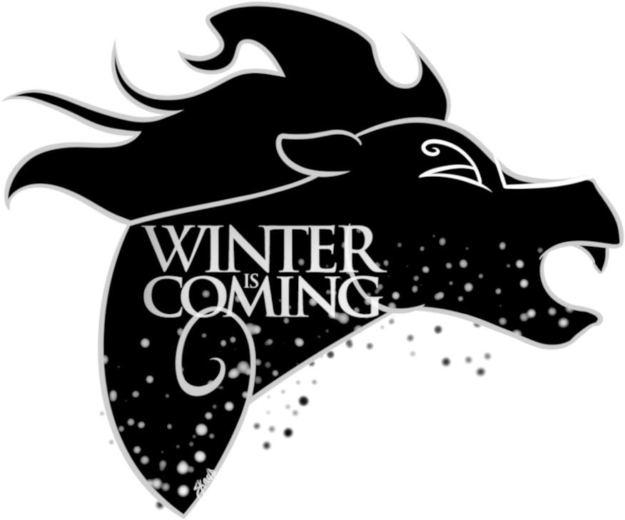 Midnightpremiere, Crossover, Game Of Thrones, Mashup, - Winter Is Coming Stark (987x810), Png Download