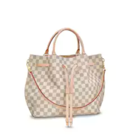 Louis Vuitton Girolata Damier Azur Canvas N41579 - Handbag (1024x451), Png Download