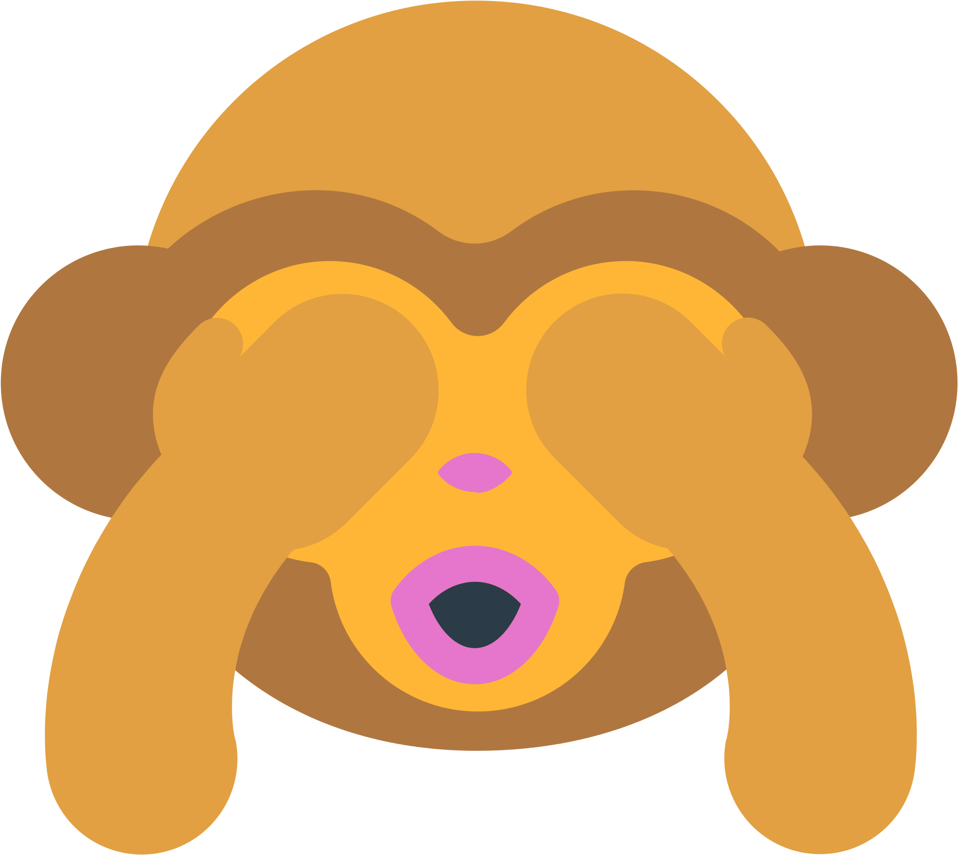 Svg Fxemoji U1f648 - Firefox Emojis (2000x2000), Png Download