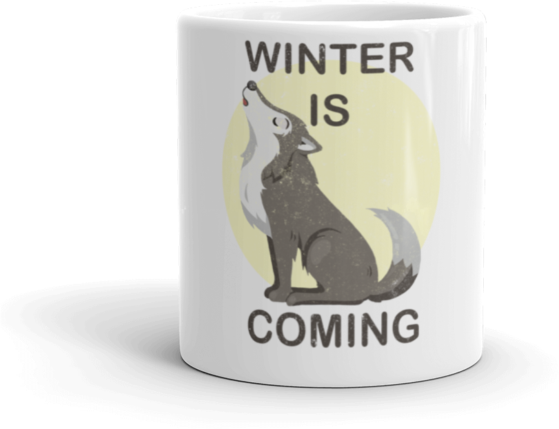 Winter Is Coming Mug (1000x1000), Png Download