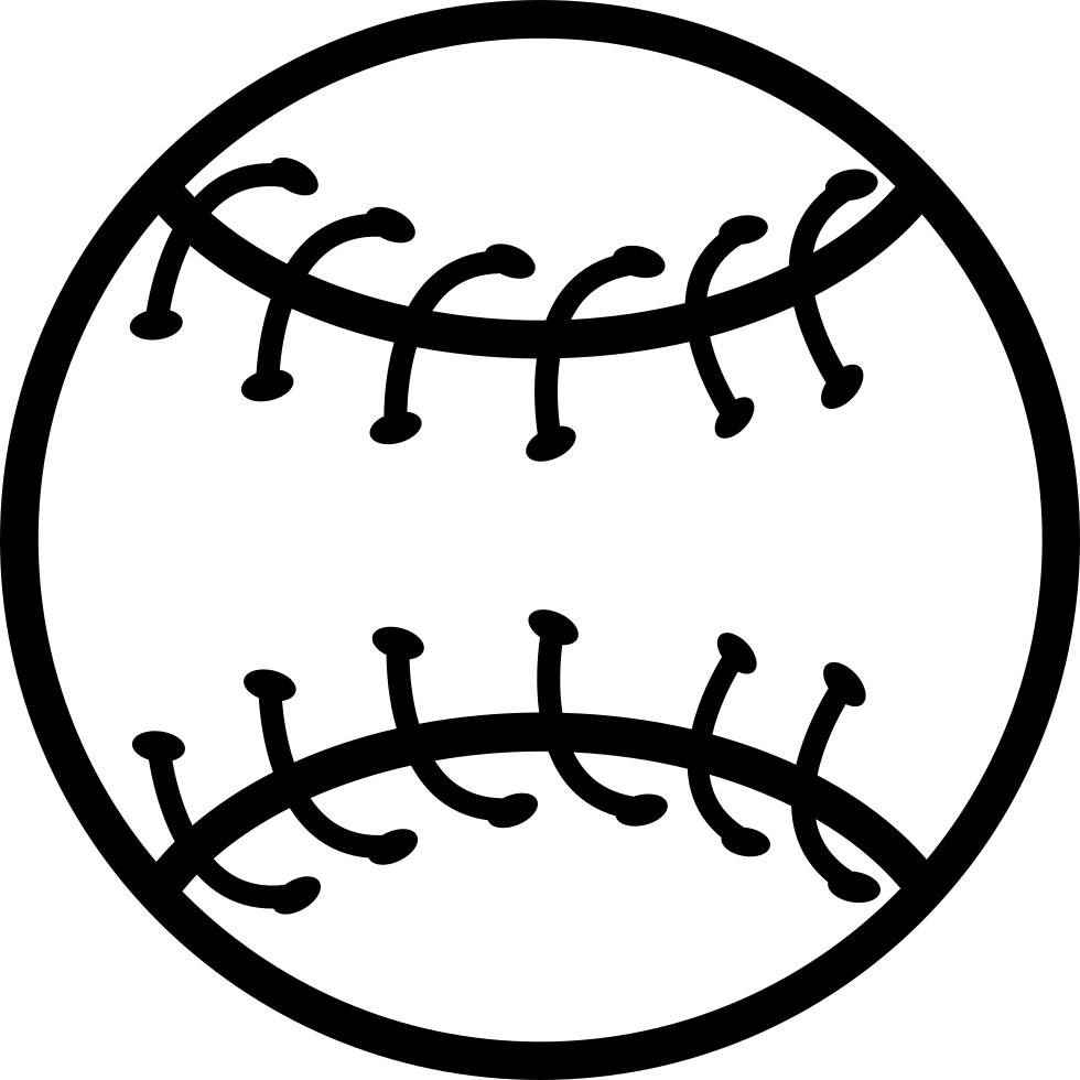 Baseball Ball Outline - Balon De Beisbol Dibujo (980x980), Png Download