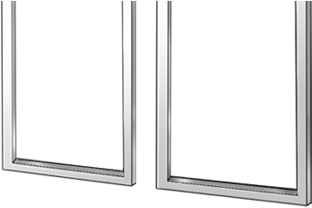 Simple Window Frame The No2 - Daylighting (438x360), Png Download