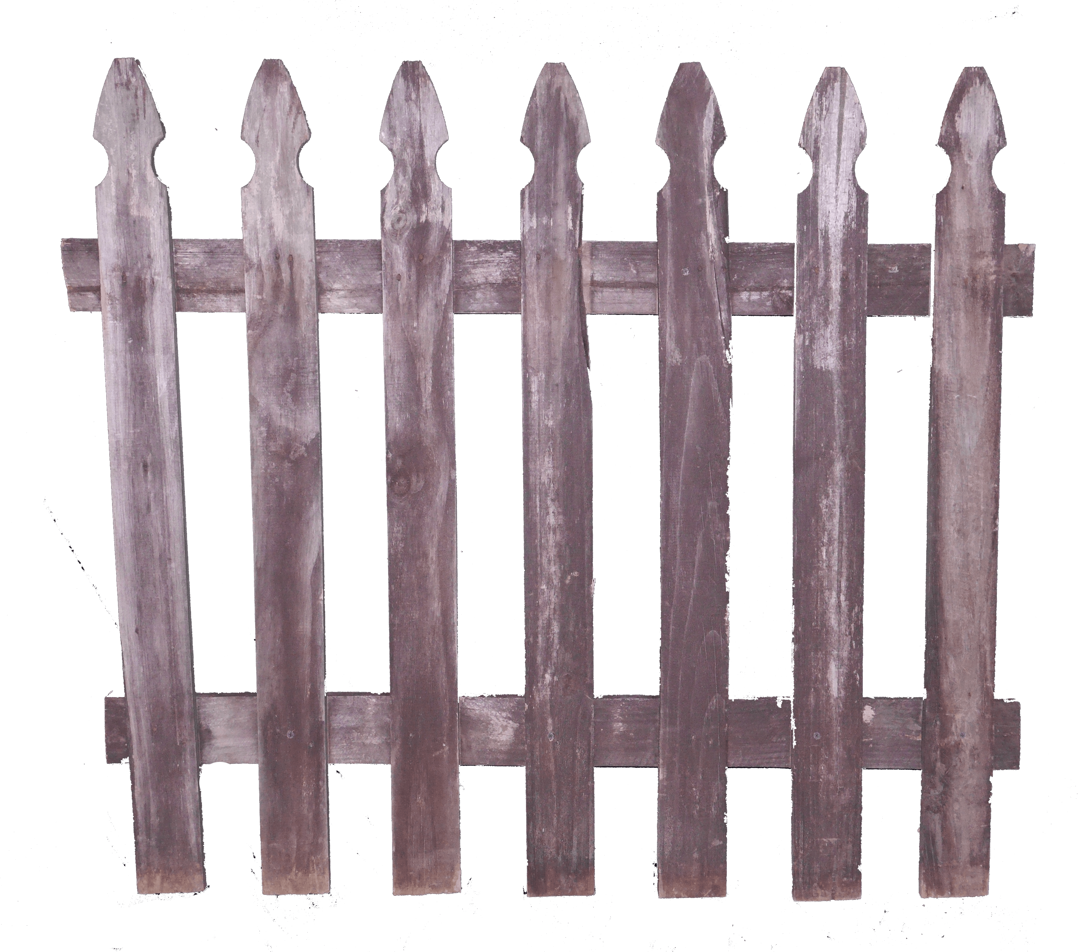 Window Frame $15 - Picket Fence Round Top (3472x3066), Png Download