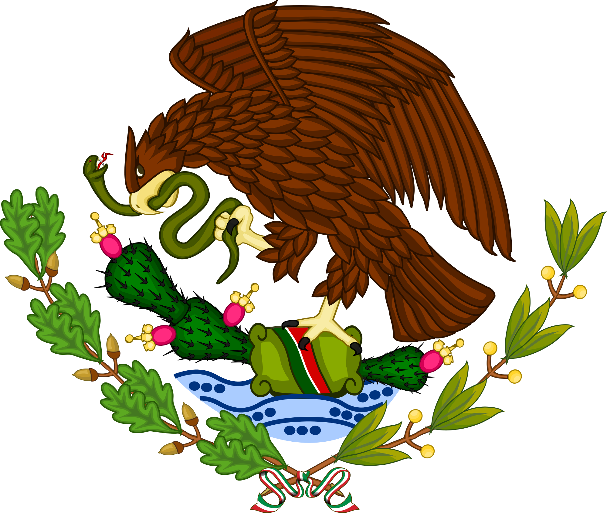 Escudo De La Tercera República Federal De Los Estados - Escudo De La Republica Mexicana (575x486), Png Download