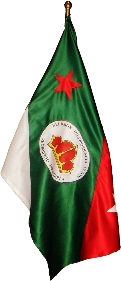 Estandarte Del Generalísimo José María Morelos Y Pavón - Flag (540x1024), Png Download
