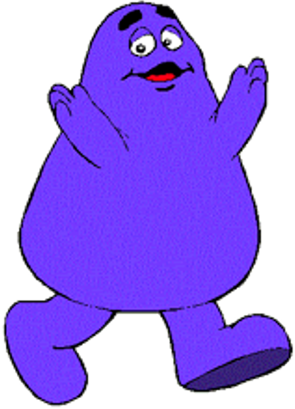 Grimace Png - Grimace Mcdonalds Png (800x800), Png Download