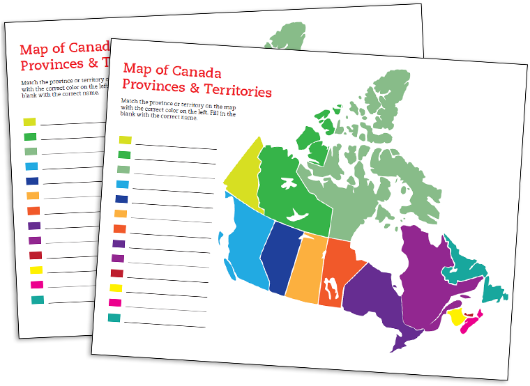 Canada Map Template - Sugar Maple In North Carolina (760x560), Png Download