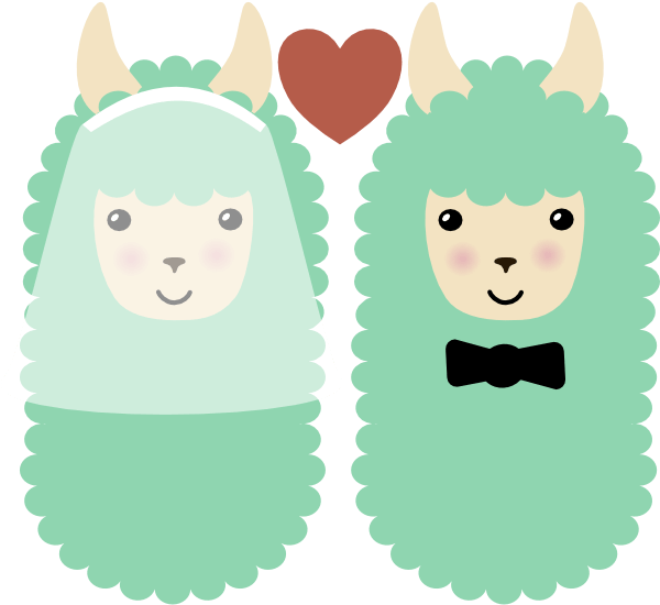 Wedding Llama - Glückliches Lama Emoji Ornament (600x600), Png Download