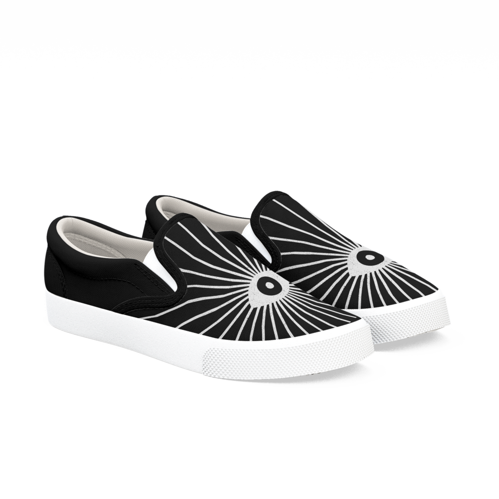 Goat Skull - Slip Ons (480x480), Png Download