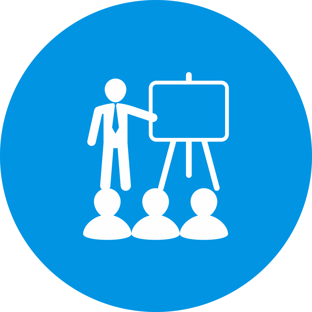 Workshops Icon - Logout Icon Png Blue (1000x1000), Png Download