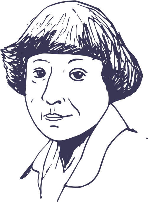Marina Ivanona Tsvetajeva - Sketch (1000x1000), Png Download