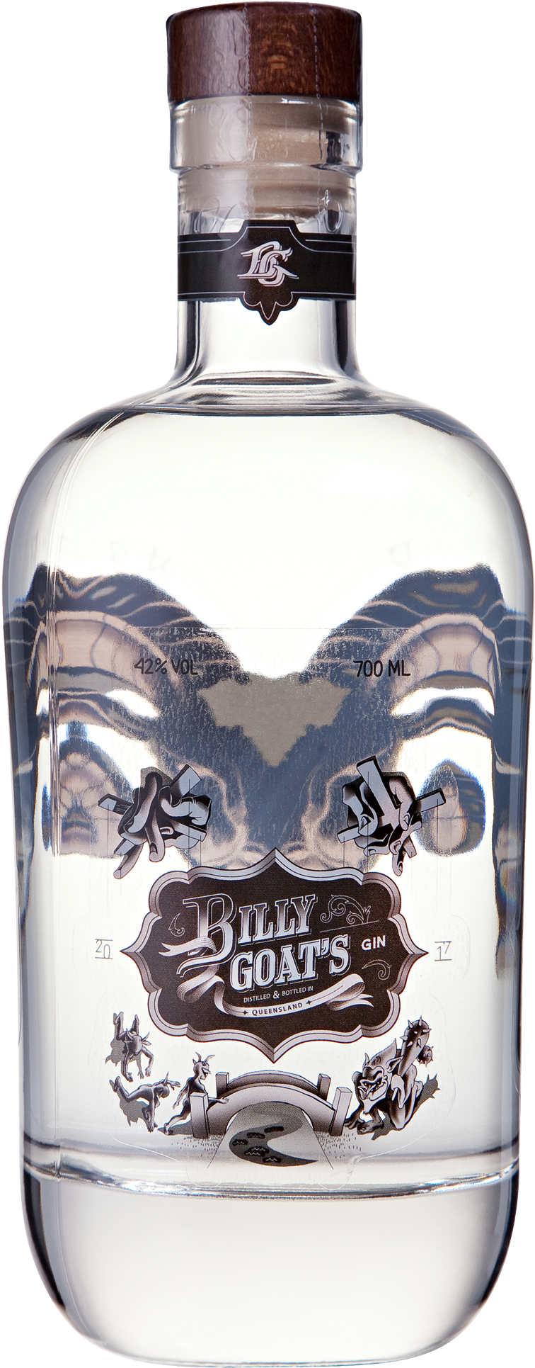 Billy Goat's Gin 700ml (1600x2000), Png Download