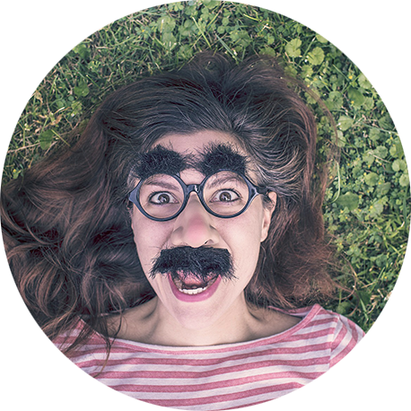 6x4 Party Photo Cardboard Easel Frames - I Mustache (458x458), Png Download