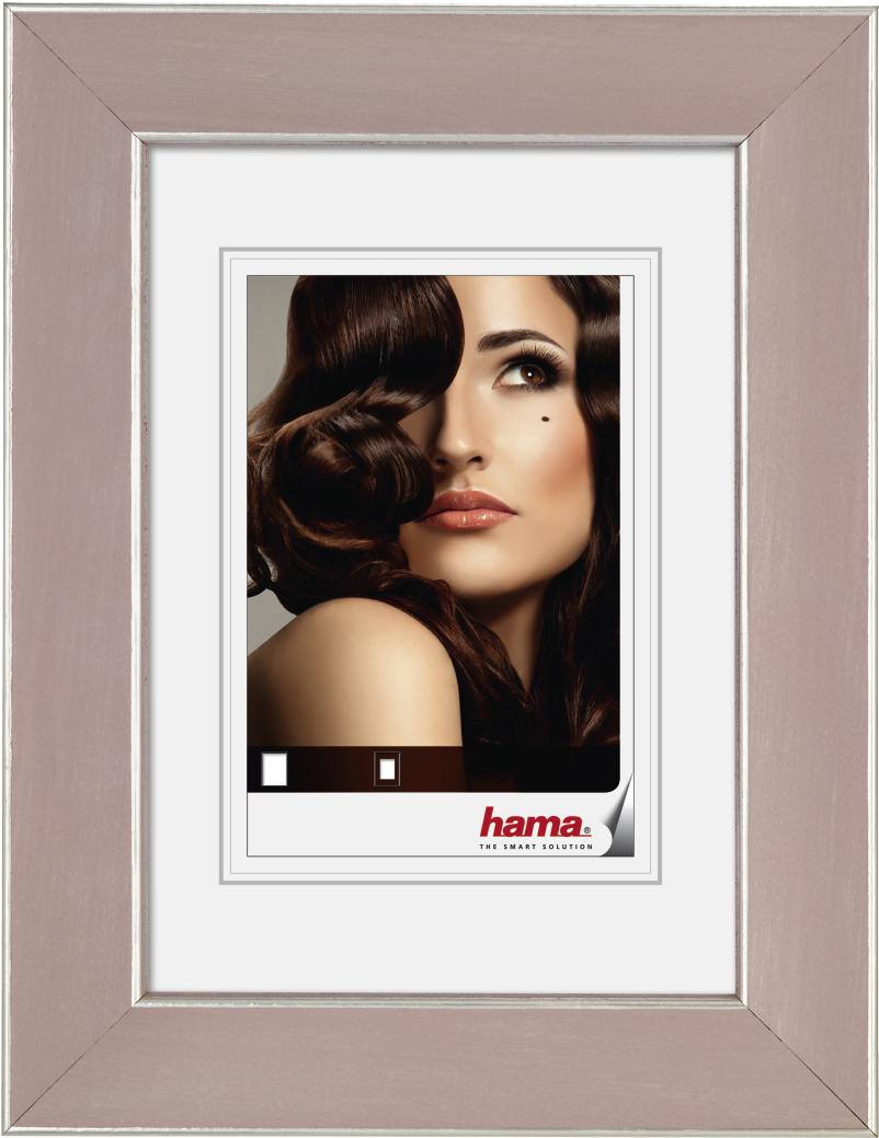 "alessandra" Wooden Frame, Rose, 40 X 50 Cm - Hama 6000000001259 Rámeč.dř.wenge,15x20 (1100x1100), Png Download