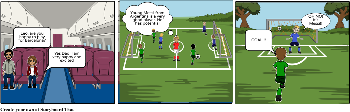 Book Report Messi - Cartoon (1164x385), Png Download