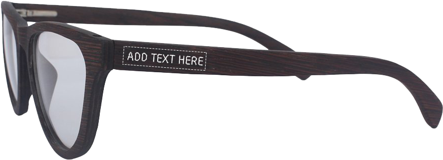 Personalized Spectacle Frames Engraved With Name - Glasses (1024x1024), Png Download