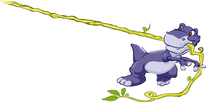 Funny Dinosaurs - Dinosaur Land Cartoon Png (680x331), Png Download