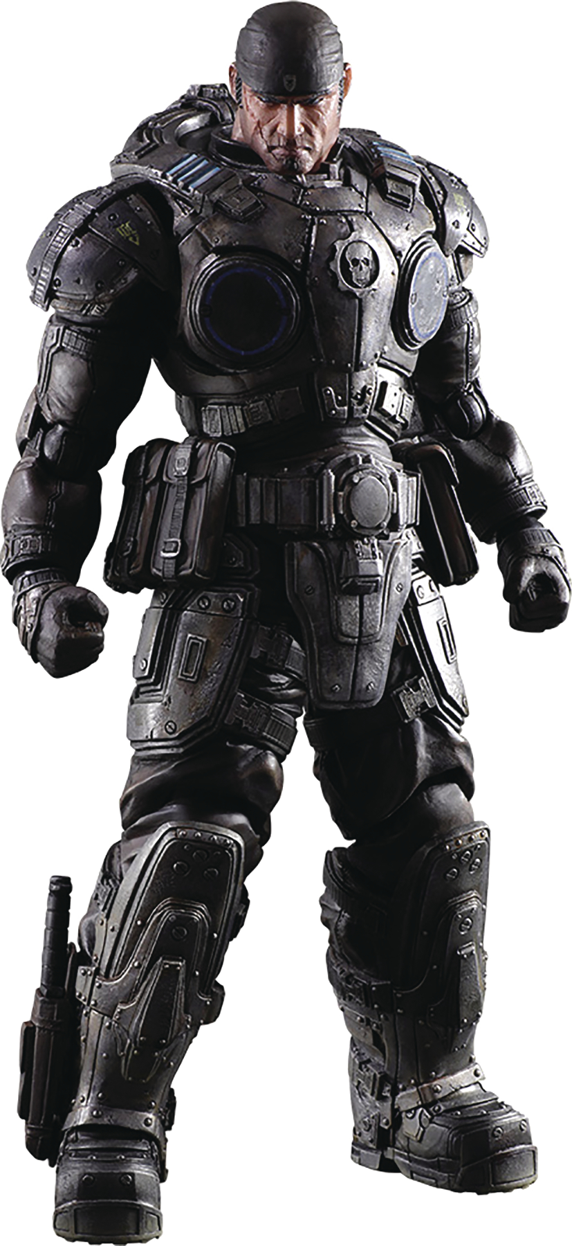 Marcus Fenix Png Pic - Gears Of War Play Arts Kai (827x1800), Png Download