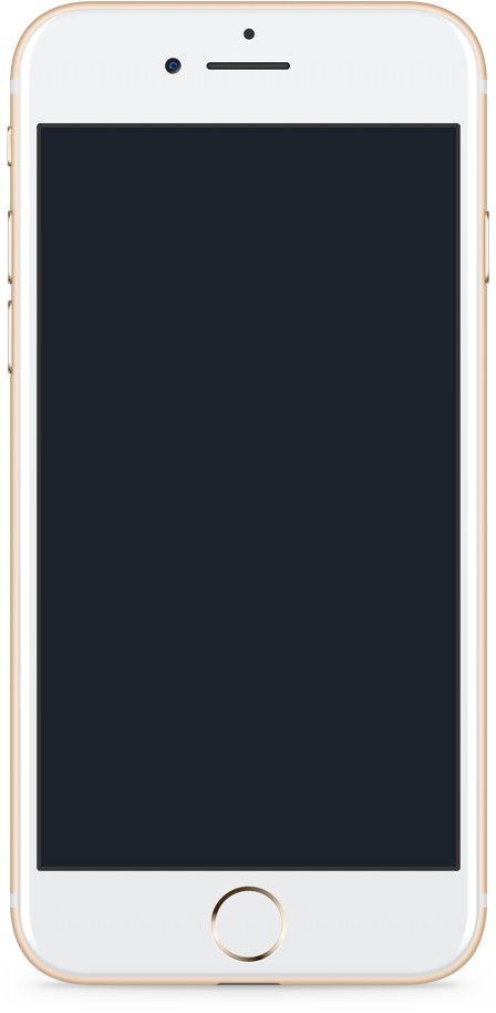 Featured Work - Black Screen For Iphone (495x967), Png Download