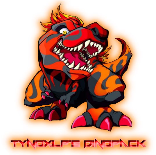Hey Guys Here Is The Dinopack I And Redp0is0n Are Working - Joe Fossil Fighters Champions (574x533), Png Download